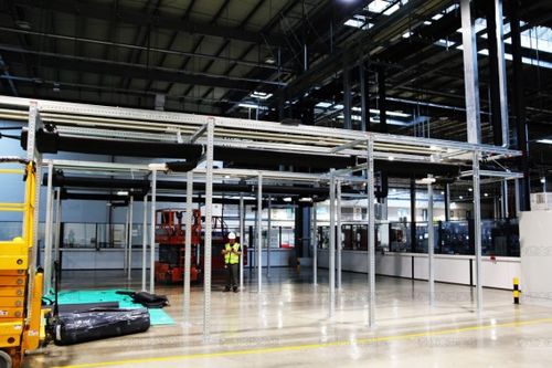 泰德重型管道支架系統(tǒng)應(yīng)用于上海汽車工廠項(xiàng)目